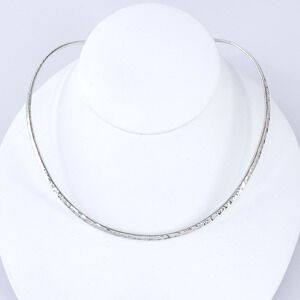 Vintage Mexico Sterling Silver 925 Collar Necklace 17”